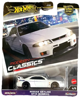Hot Wheels Nissan Skyline GTR R33 Modern Classics 4/5 1:64 Modellauto Spielzeug - Bild 1 von 4