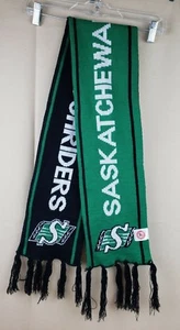 ROUGHRIDERS SASKATCHEWAN SCARF CFL Canadian Football League Green One Size - Picture 1 of 7