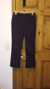 L.E.I. Chelsea Lowrise Boot Girls adjustable waist black pants jeans size 16 Reg - Picture 1 of 6