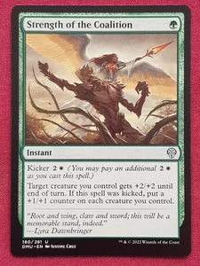 Magic The Gathering DOMINARIA UNITED STRENGTH OF THE COALITION green card MTG - Picture 1 of 2
