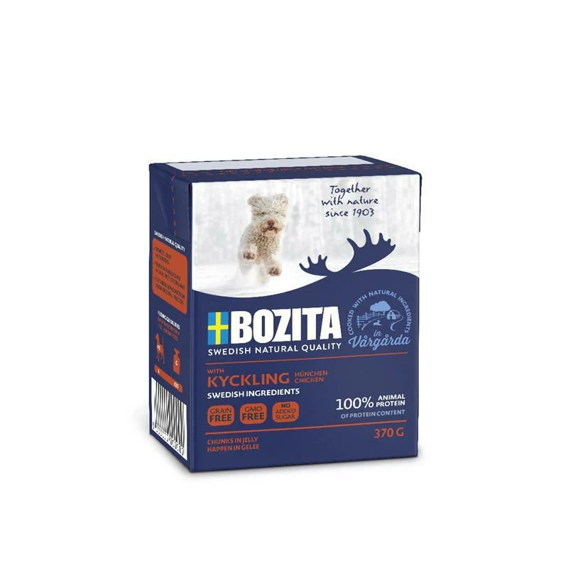 Bozita Naturals Happen in Gelee Zartes Hühnchen 6 x 370g - Bild 1 von 1