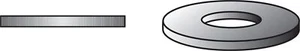 Hillman 280055 Corrosion-Resistant Zinc-Plated Steel SAE Flat Washer 0.215 in. - Picture 1 of 1