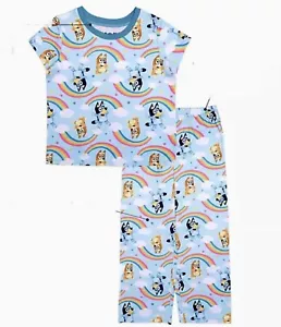 Disney Bluey Bingo Girls 2 Piece PJs Flame Resistant Pajama Set Size 4 New - Picture 1 of 4