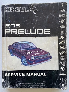 Honda Prelude 1979 OEM Tune-up Shop Service Repair Manual Book Workshop Factory - Bild 1 von 5