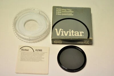 Vivitar 55mm polarizing filter. New - Image 1 of 4