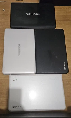 Toshiba Satellite L850 + C55-A + C50-A + C660 job lot x4 laptops TURNS ON - Image 1 of 4
