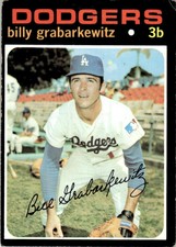 1971 Topps Billy Grabarkewitz Los Angeles Dodgers #85
