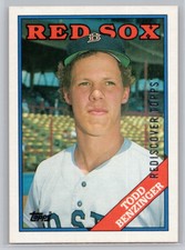 2017  TOPPS #96 TODD BENZINGER REDISCOVER STAMPED BUYBACKS BRONZE RED SOX