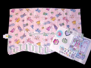 Waverly Kids Curtain Valance and Wall Decals Set Pink Dress-up Theme - Picture 1 of 3