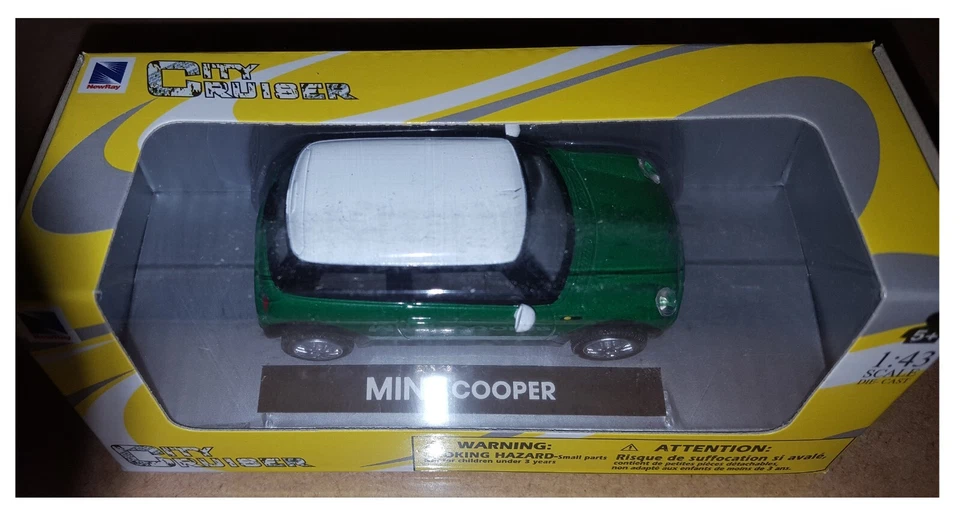 Mini Cooper verde modellismo NEW RAY 1:43 City Cruiser die cast metal - Immagine 1 di 1