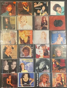 (24) CD LOT FEMALE COUNTRY SINGERS-YEARWOOD-MCBRIDE-TWAIN-RIMES-RAITT-HILL-CLINE - Imagen 1 de 1