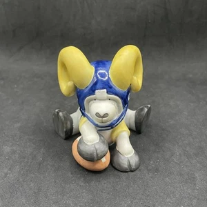 Vintage St Louis Rams NFL Huddles 3” Footbalp Mascot Ceramic Figure 1983 LA - Picture 1 of 10