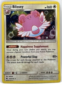 Blissey 153/214 Cosmos Holo Pokemon Sun & Moon Promo - Picture 1 of 2