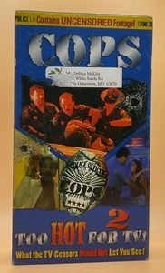 COPS Too Hot For TV Volume 2 VHS 1996 **Buy 2 Get 1 Free** - Picture 1 of 3