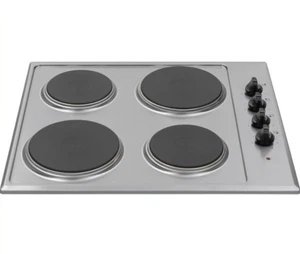 ESSENTIALS CSPHOBX21 58 cm Electric Solid Plate Hob - Inox - Picture 1 of 5
