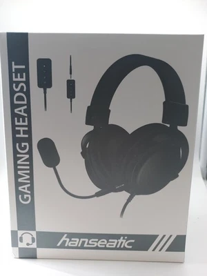 HANSEATIC Gaming Headset  für PC PS4 PS5 mit abnehmbares Mikro NEU&OVP  - Bild 1 von 4