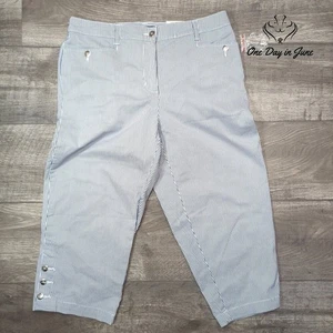 Karen Scott Tummy Control Comfort Waist Cropped Pants Size 10 - Picture 1 of 6