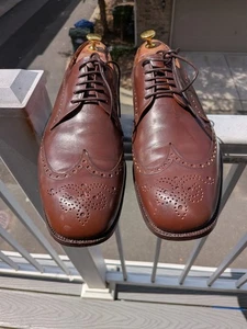 Scarpe derby Church's personalizzate da uomo marroni a coda di rondine Brogue 10 D - Foto 1 di 24