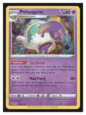 Polteageist SWSH: Sword & Shield Promo Cards #SWSH081 Promo - Image 1 of 2