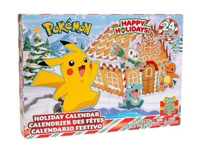 Sealed Pokémon Holiday 2023 Advent Calendar – 40 Pieces, 24 Gifts – Sealed - NEW - Image 1 of 4