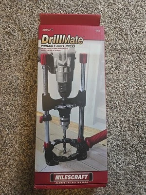 Guía de perforación portátil Milescraft 1318 DrillMate - Plantilla de perforación de precisión Foto 1 de 2