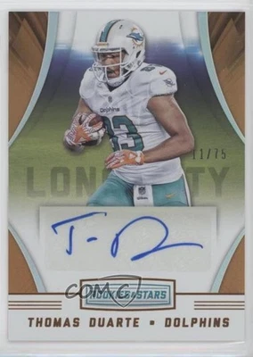 2016 Rookies & Stars Rookie Longevity Signatures /75 Thomas Duarte Auto RC - Image 1 of 2