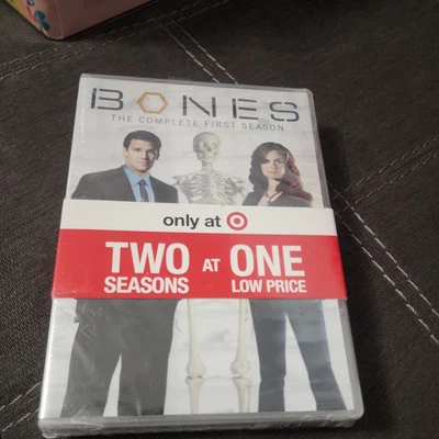 BONES SEASONS 1 & 2 TWO PACK DVD TARGET SET 2005/2006 BRAND NEW SEALED TV SERIES - Image 1 of 4