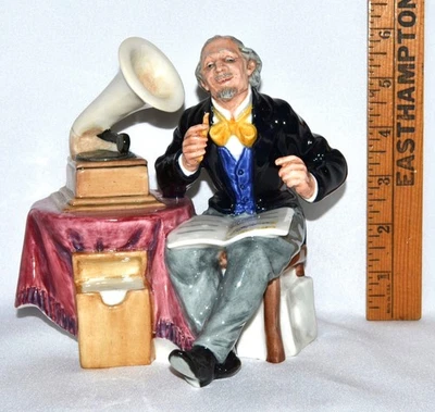 Ultra Rare 2 Of 3 Royal Doulton 2004 Prototype Maestro w/ Gramophone 6” Figurine - Image 1 of 4