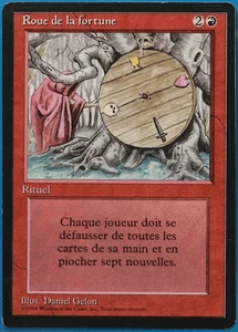 Wheel of Fortune (BB) Revised (FRENCH) HEAVILY PLD Rare CARD (494204) ABUGames - Picture 1 of 2