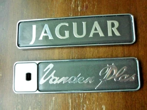 Par emblema maletero trasero Jaguar Vanden Plas - Imagen 1 de 4