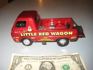 LITTLE RED WAGON BILL MAVERICK GOLDEN JOHNNY LIGHTNING 1/24 CAST DODGE TRUCK - Picture 1 of 17