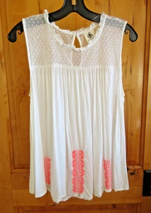 SPADE & HEART VINTAGE PULLOVER SPITZE AKZENT GR. S WEISS TRANSPARENT RÜSCHENBESATZ AUSGESTELLT INDIEN - Bild 1 von 9