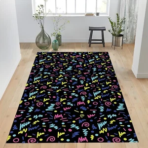 Arcade Rug, Arcade Bowling Carpet, Arcade Decor Rug, Arcade Retro Rug - Picture 1 of 11