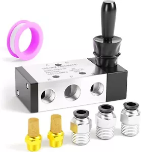 Pneumatisches 1/4" NPT 5-Wege 2 Positionen Luft Handhebel betätigtes Ventil pneumatisch - Bild 1 von 3
