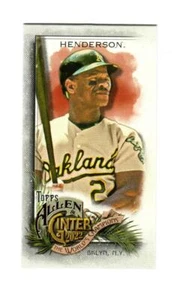 2022 Topps Allen and Ginter Mini A and G Back #12 Rickey Henderson - Picture 1 of 2