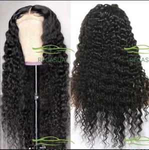 10A Quality Loose Deep Wave Wig: Brazilian 100% Human Hair. 22 inch. - Picture 1 of 4