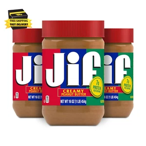 Creamy Peanut Butter, 16 Ounces (Pack of 3) ⭐️⭐️⭐️⭐️⭐️ - Picture 1 of 8