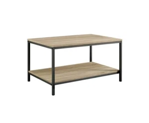 Curiod Metal Frame Coffee Table, Charter Oak Finish - Picture 1 of 5