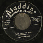 THURSTON HARRIS: tears from my heart / smokey joe's ALADDIN 7" Single 45 RPM