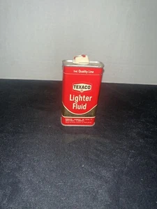 Lata líquida encendedora Texaco vintage de 4 oz parece nueva está vacía - Imagen 1 de 6