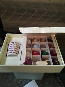 Partylite Votive Holder and 14 Votives Christmas used