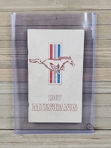 1967 Ford Mustang Factory Original Owners Manual 1st Edition In Protector - Picture 1 of 15