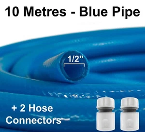 10 mtrs Connectors Fresh Water Food Grade Pipe / Hose Campervan Motor Home - Picture 1 of 6