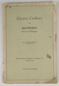 Cocina eléctrica en Hotpoint Ranges 1928 Vintage Edison Electric Appliance PA235 - Imagen 1 de 4