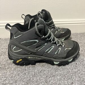 Merrell Women's Walking Boots Size UK 3.5 Moab 2 Mid GTX GORE-TEX Grey J06060