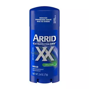 Arrid XX Extra Extra Dry Solid Antiperspirant Deodorant, Ultra Fresh, 2.6 oz - Picture 1 of 3