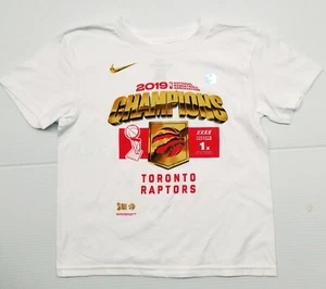 Camiseta Toronto Raptors Nike Blanca 2019 Finales de la NBA Campeones Casillero Niños - Imagen 1 de 2