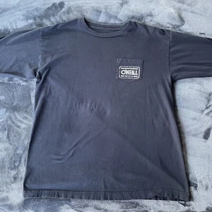 Camisa Pullover O'Neill Para Hombre Estampado de Logo Cuello Redondo Manga Larga Azul Marino Grande - Imagen 1 de 11
