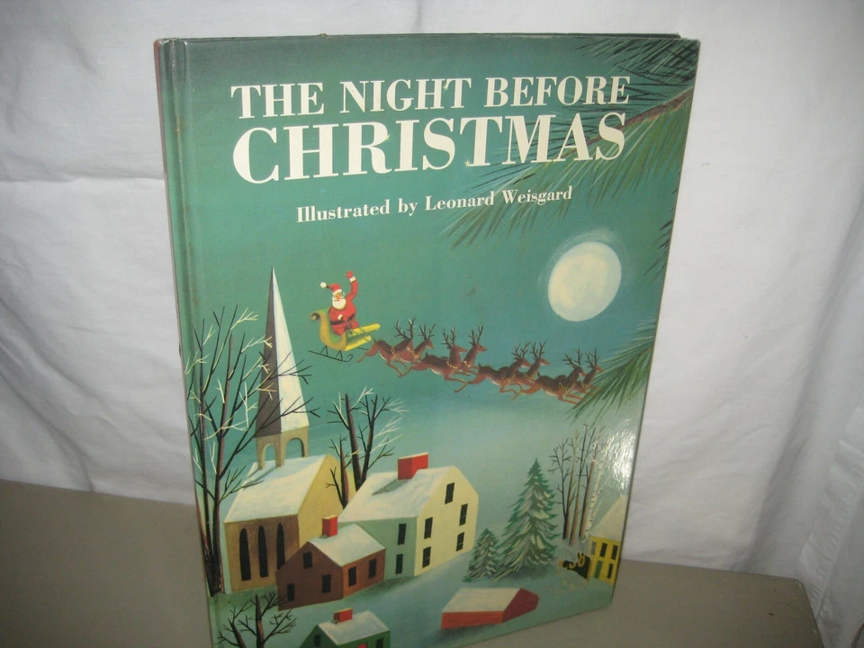 The Night Before Christmas by Moore Illustrated by Leonard Weisgard (Hardcover) - Image 1 of 1