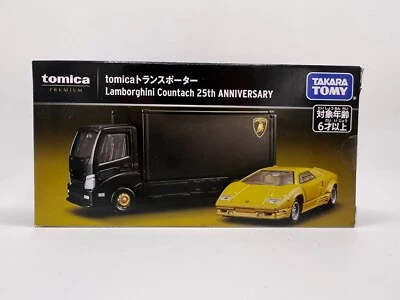 UK -Tomica Transporter Lamborghini Countach 25th Anniversary Tomy(New, aged box)